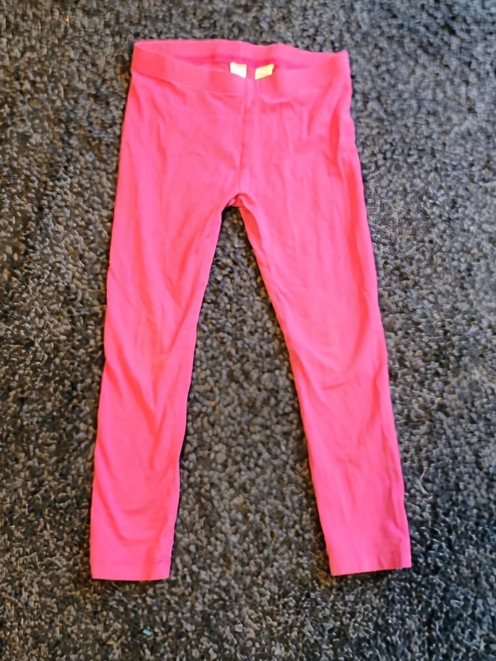 Girls Pink Stretch Leggings